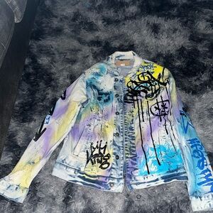 Graffiti Art Denim Jacket